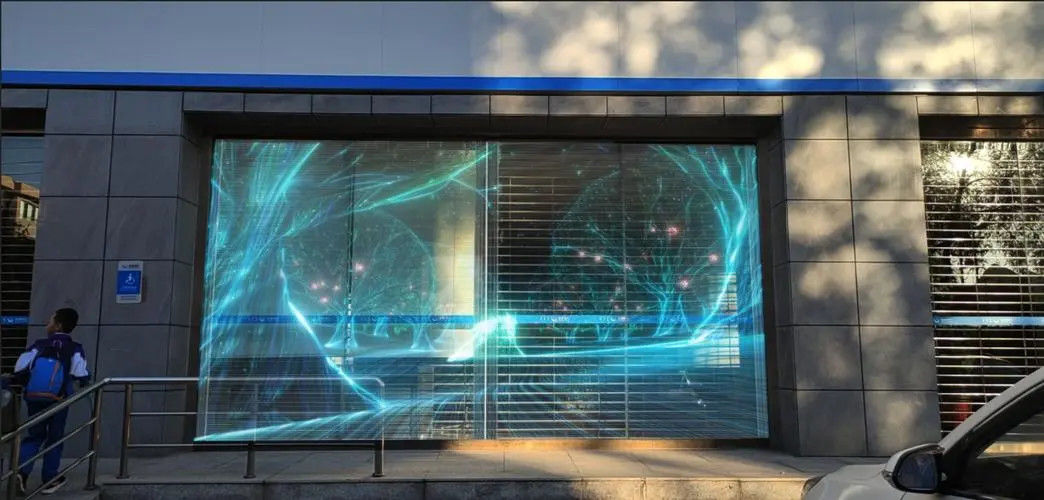 P3.97-7.81 LED Video Wall Display Rental Transparent Full Color