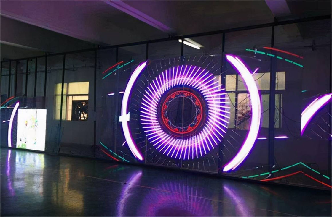 P3.97-7.81 LED Video Wall Display Rental Transparent Full Color