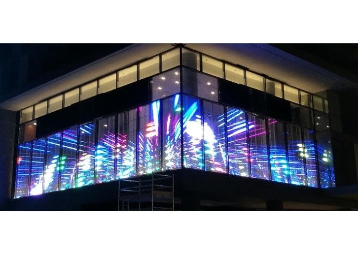 Glass HD Transparent LED Display Panel P3.91-7.8 For Indoor Outdoor