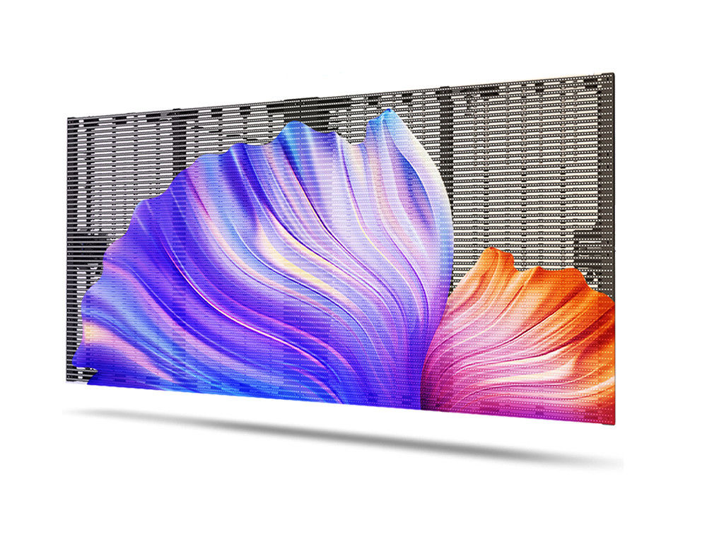 P2.6-5.2 HD Transparent LED Display Panel 2500nits Hanging Installation