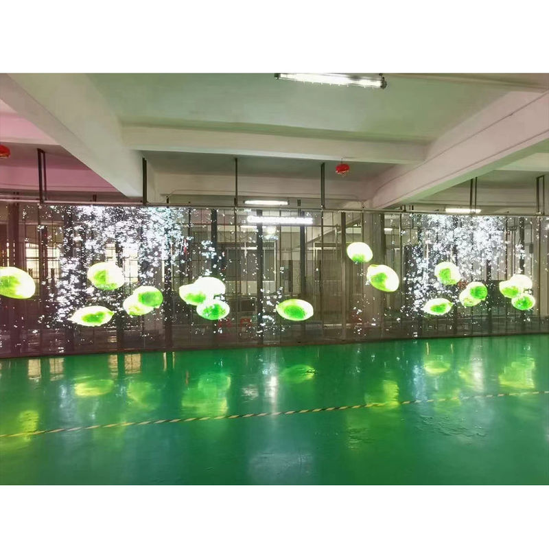 P2.6-5.2 HD Transparent LED Display Panel 2500nits Hanging Installation