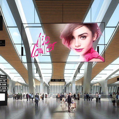 4K Slim Transparent LED Display Panel Multicolor High Definition