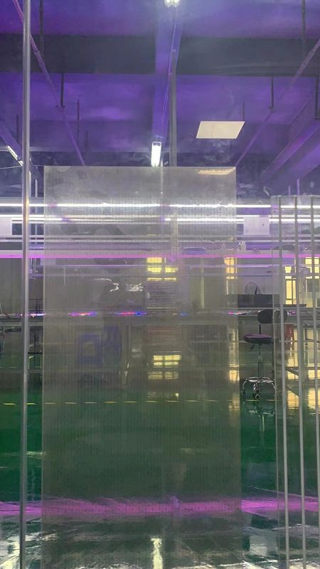 Indoor Waterproof Transparent LED Signage , Multicolor LED Transparent Film Screen
