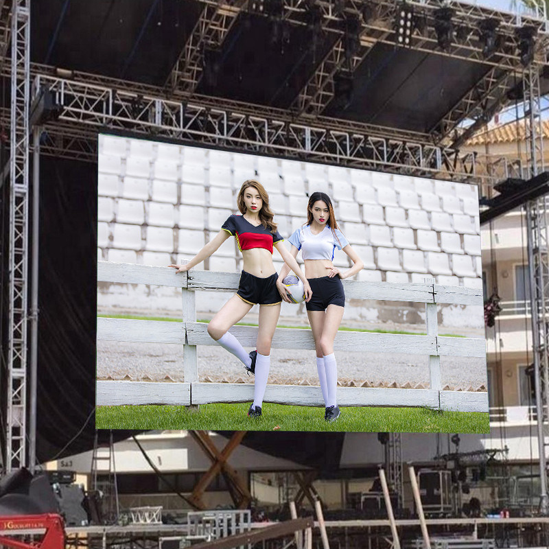 Outdoor Multicolor LED Wall Hire , Thickness 80mm LED Screens For Events