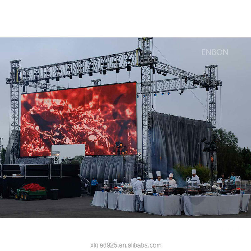 Outdoor Stage Rental LED Display P2.97mm IP65 Waterproof 5000cd/Sqm