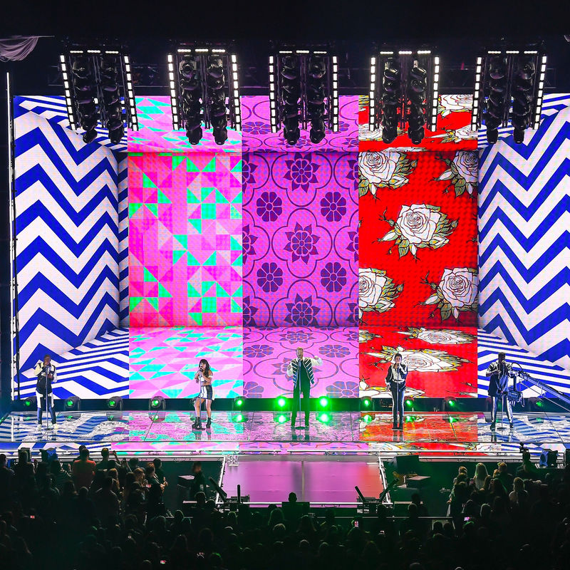 64x64 Stage LED Panel Screen Rental Multipurpose Full Color P3.91mm