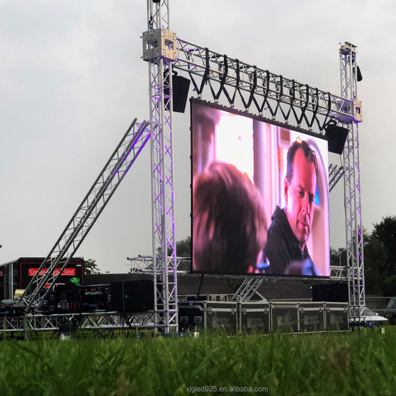 64x64 Stage LED Panel Screen Rental Multipurpose Full Color P3.91mm