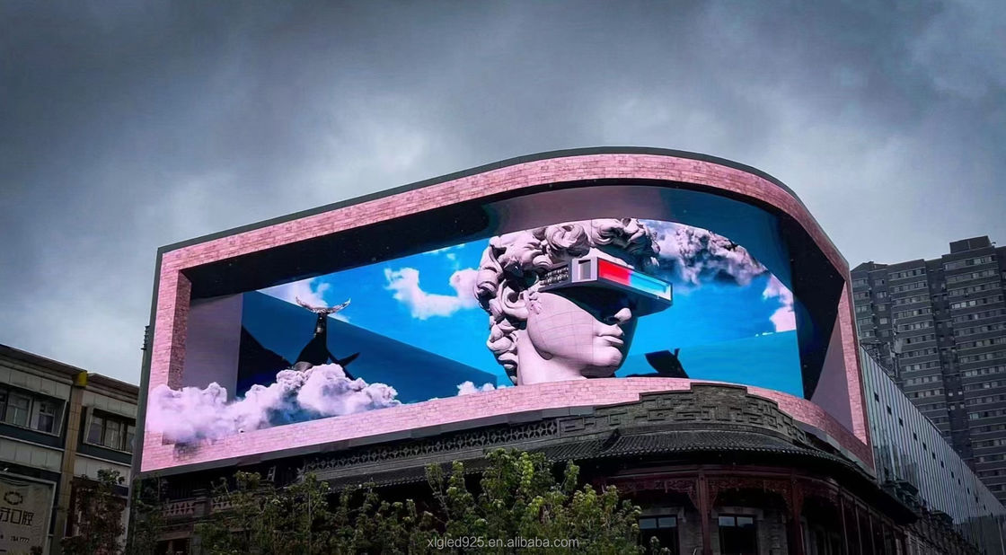 ISO9001 3D Outdoor LED Screens Multicolor P4.81 For Advertising
