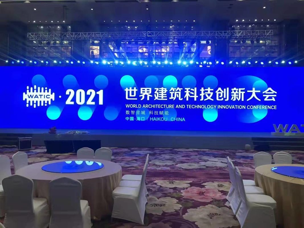 Multicolor Indoor LED Wall Screen Panel P3.91 P5.95 Fixed Installation