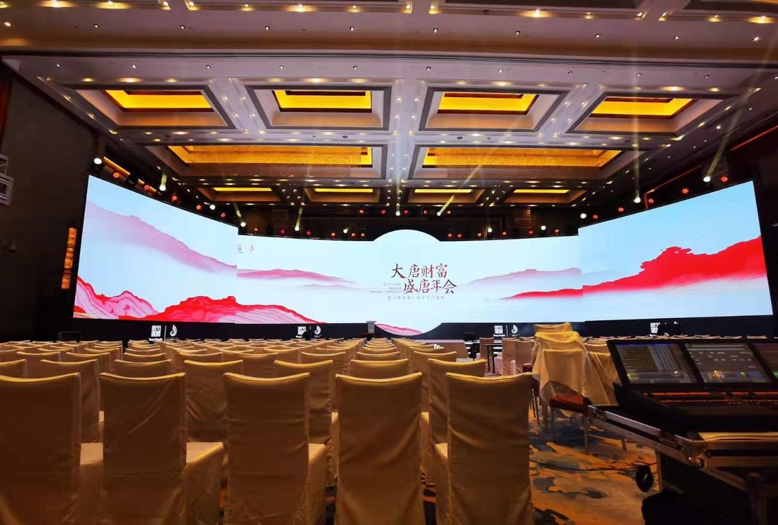 Multicolor Indoor LED Wall Screen Panel P3.91 P5.95 Fixed Installation