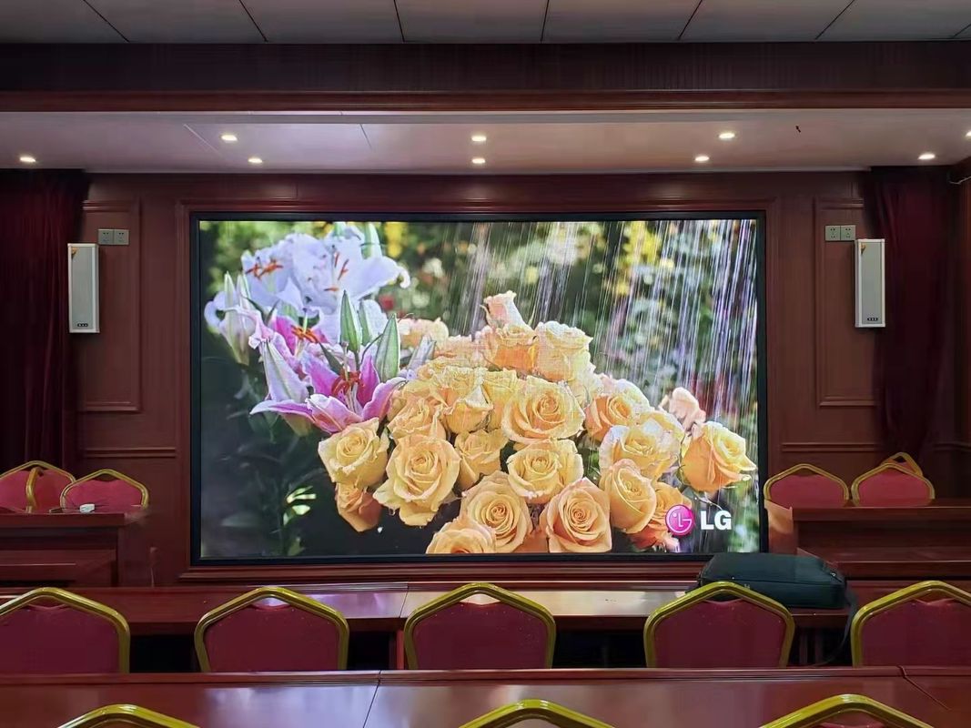 HD Advertising Indoor LED Display Screen Full Color 16bit Brightness