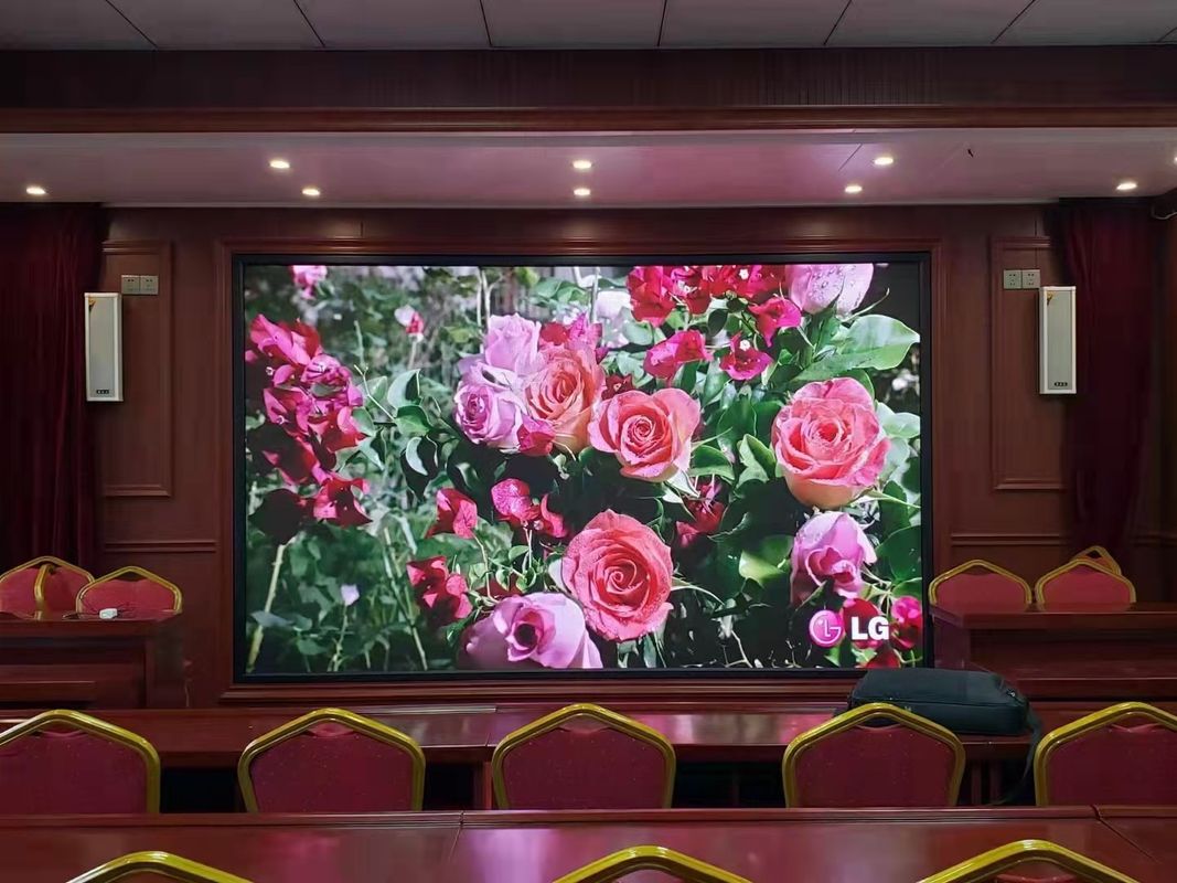 HD Advertising Indoor LED Display Screen Full Color 16bit Brightness