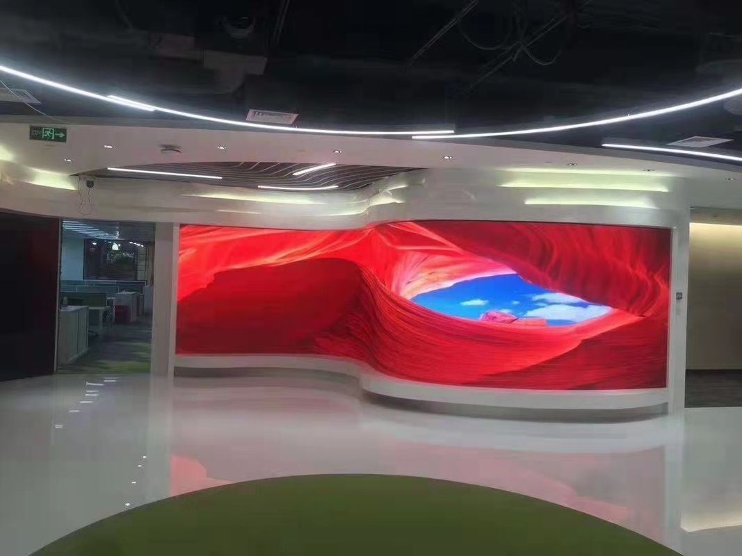 HD Advertising Indoor LED Display Screen Full Color 16bit Brightness