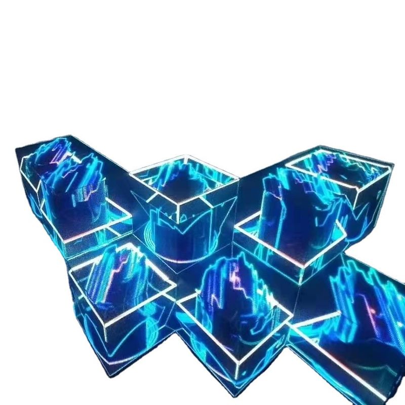 Multicolor Durable Curved LED Display , Restaurant Small Flexible LED Screen