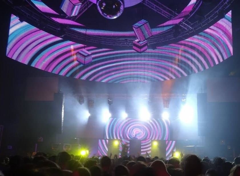 160x320mm Stage LED Video Wall For Events Multifunctional Flexible