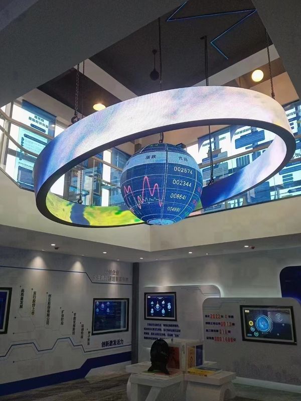 Circular Thin Flexible LED Display Screen P1.8 P2 P2.5 P3 Full Color