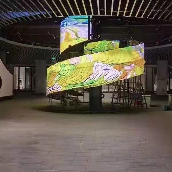 Circular Thin Flexible LED Display Screen P1.8 P2 P2.5 P3 Full Color