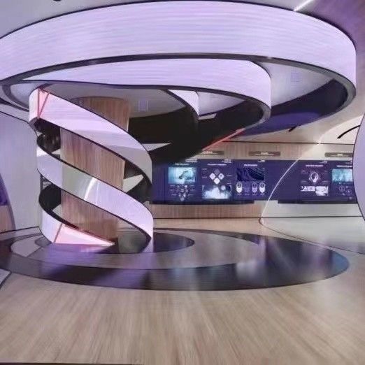 Circular Thin Flexible LED Display Screen P1.8 P2 P2.5 P3 Full Color