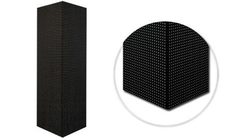 Seamless Corner Curved LED Video Wall , Exhibition LED Display Soft Module